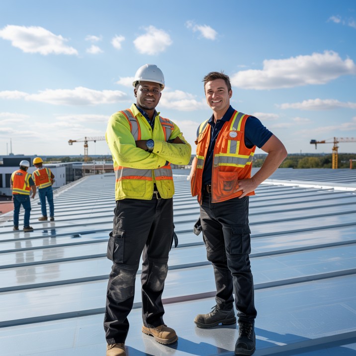 We're Commercial roofing Contractors